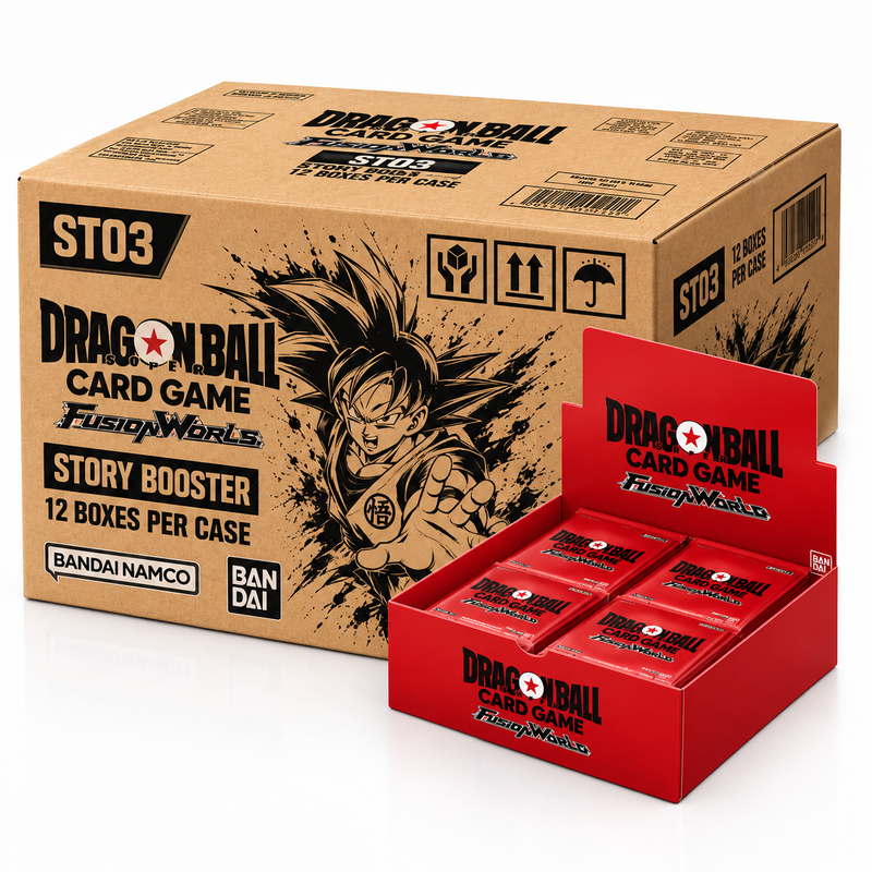 Dragon Ball Fusion World Story Booster 03 [ST03] – Sealed Case (12 Boxes) – English